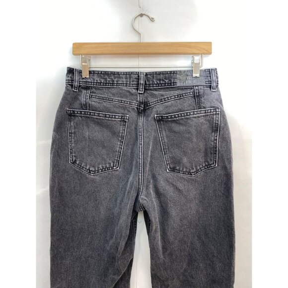 We The Free Xena Slim Straight Jeans High Rise Free People Size 29 Black Wash - Picture 6 of 10